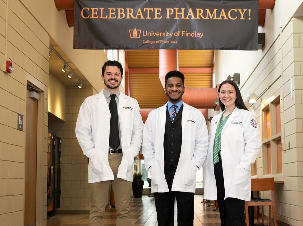 students of the PharmD program at University of Findlay