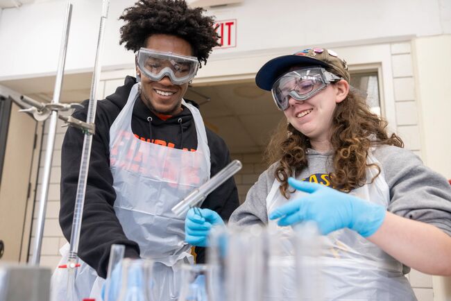 UFO Students in Lab