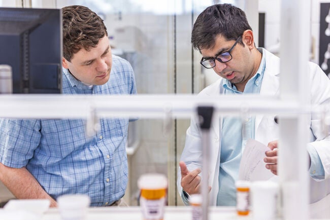 UFO students working in lab during campus immersions