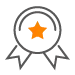 icon representing the fully accredited distance online PharmD program at University of Findlay online